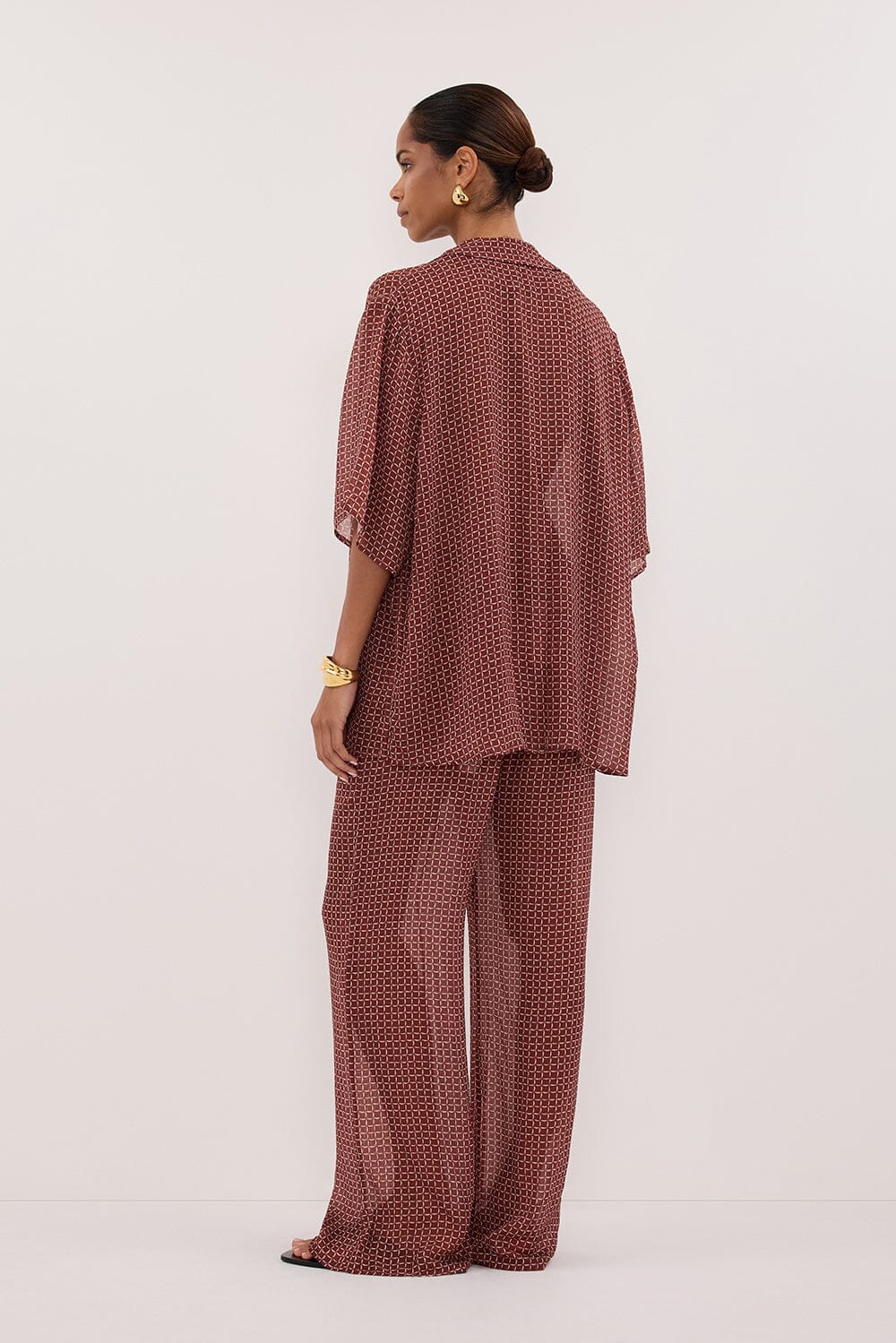 TIA SAHARA MICRO CHECK PANT - Image 4
