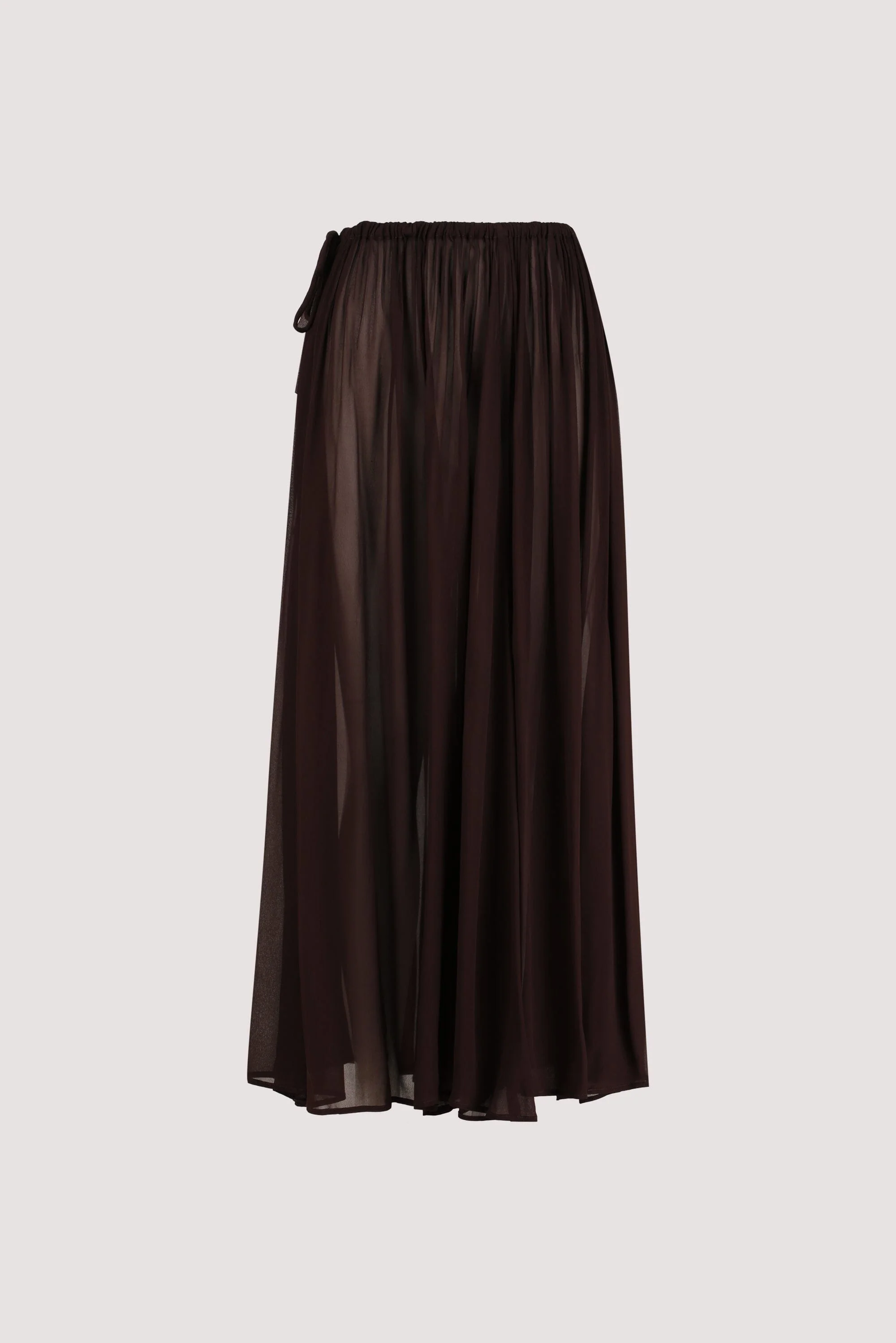 TIANA DARK CHOC MIDI SKIRT - Image 8