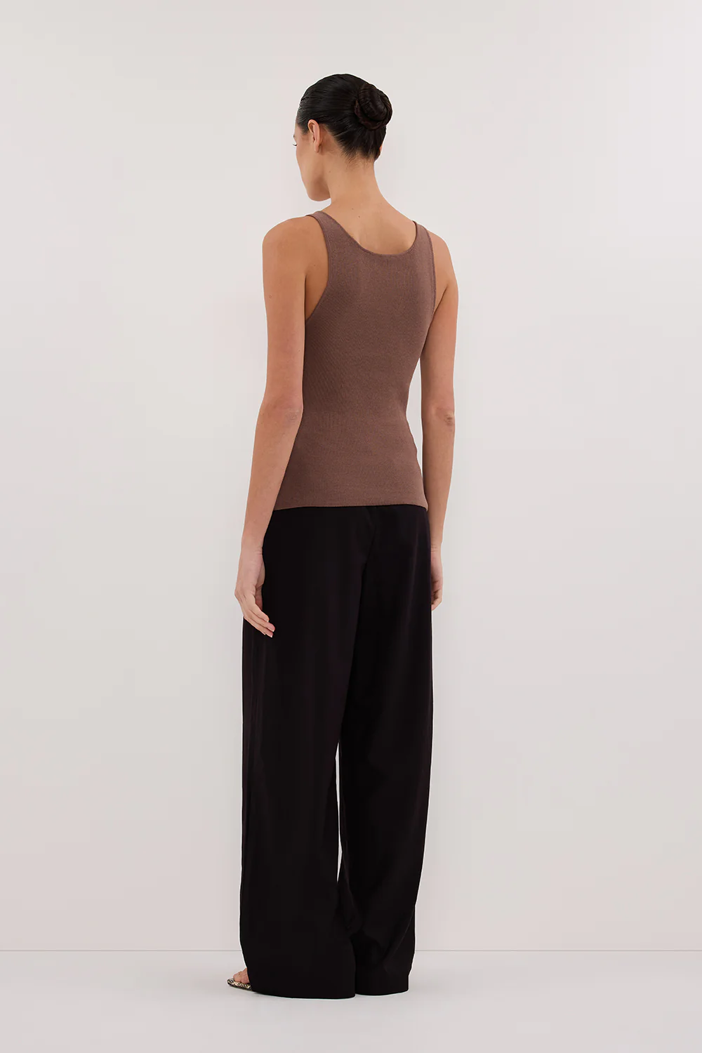 TROY TAUPE KNIT TANK - Image 4