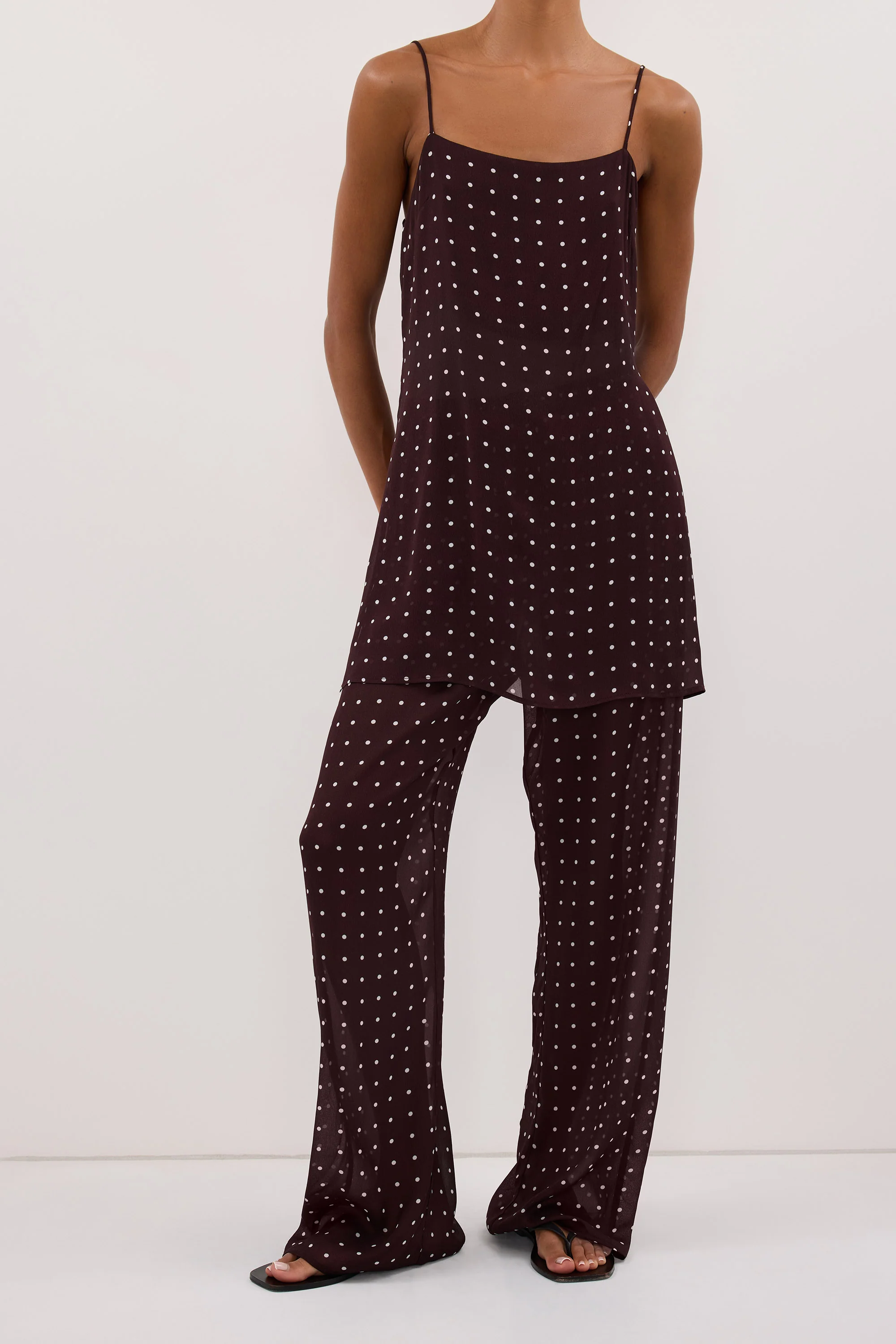 VANESSA BITTER CHOC SPOT PANT - Image 5