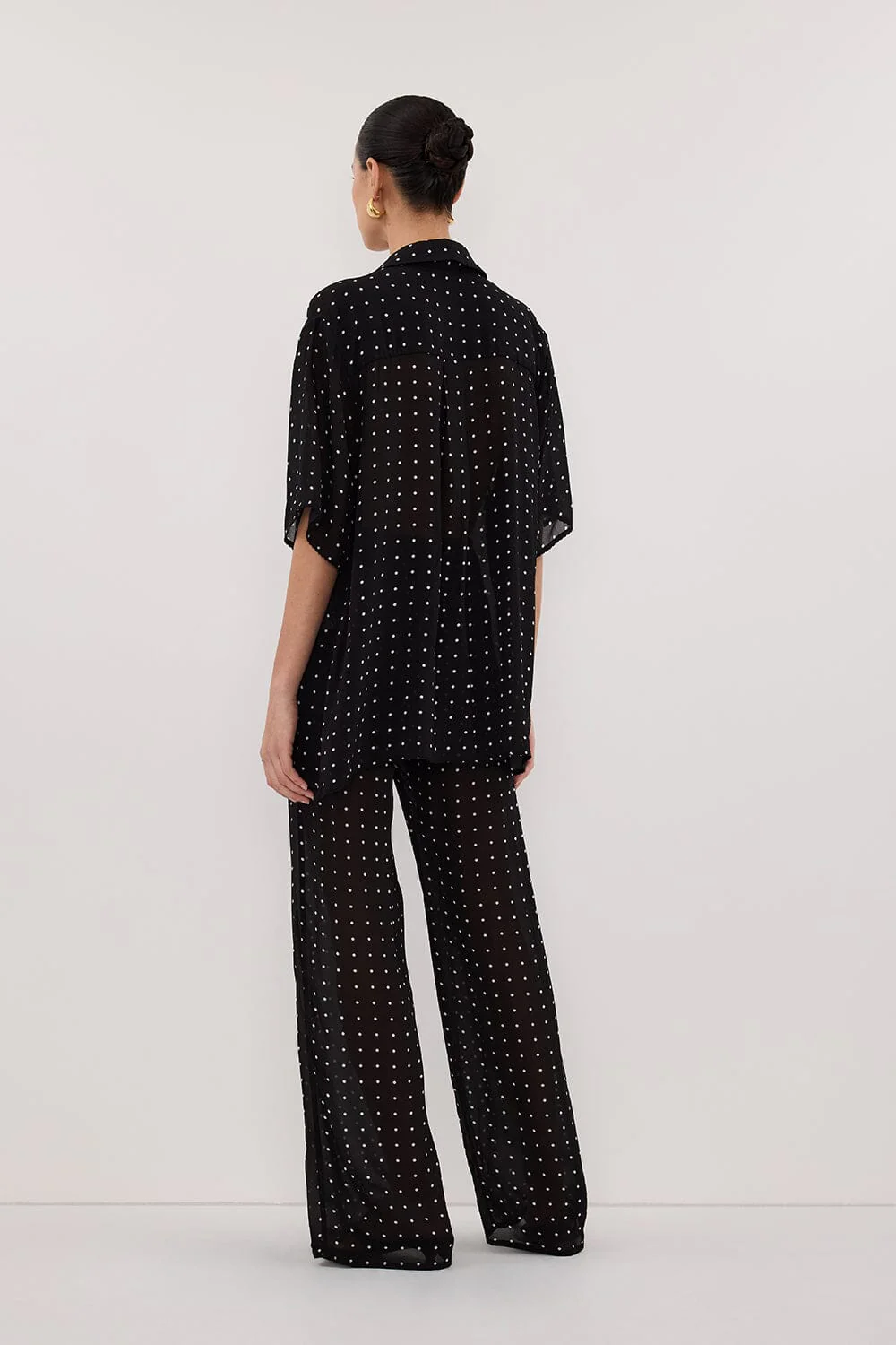 VANESSA BLACK SPOT PANT - Image 4