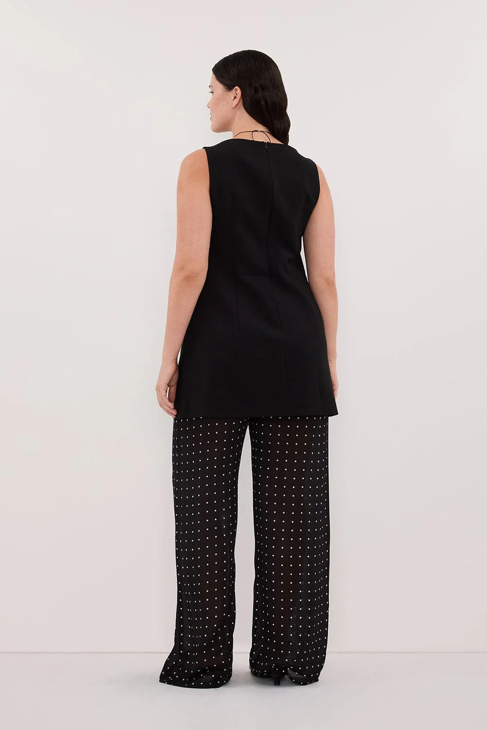 VANESSA BLACK SPOT PANT - Image 7