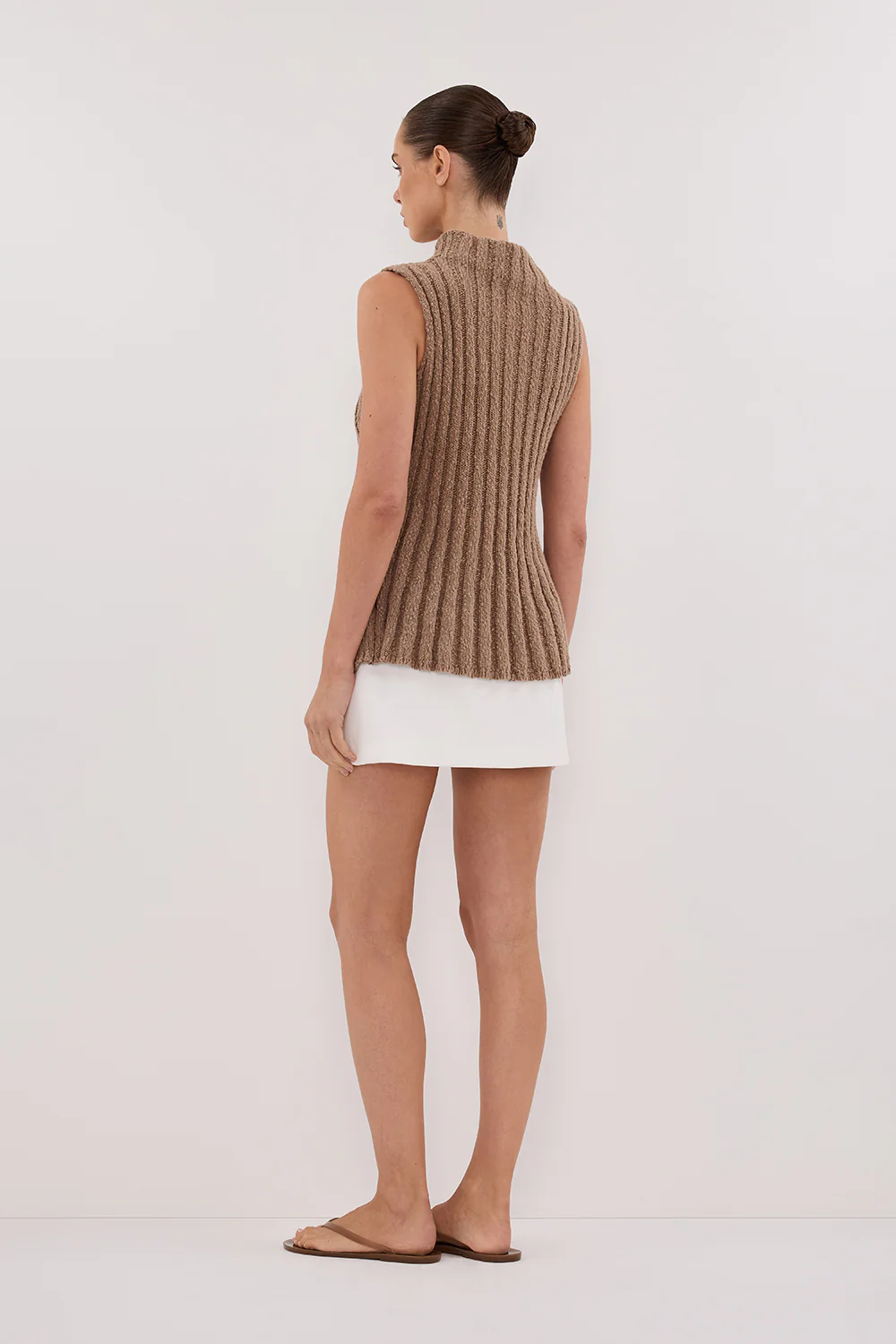 VERO TAN KNIT TOP - Image 4