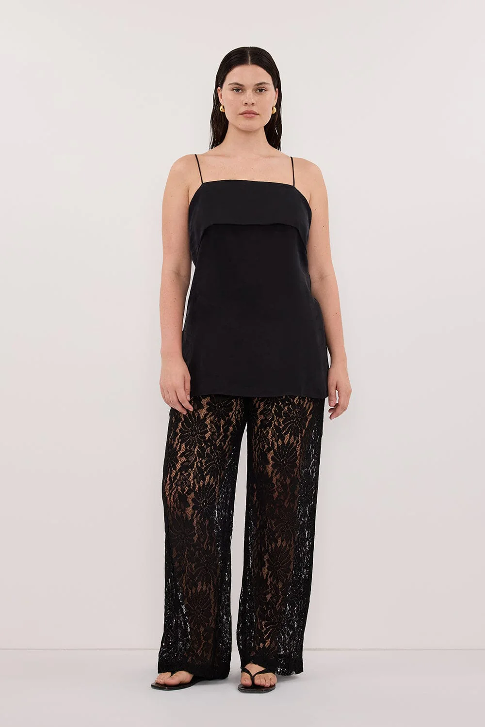 WILMA BLACK LACE PANT - Image 7