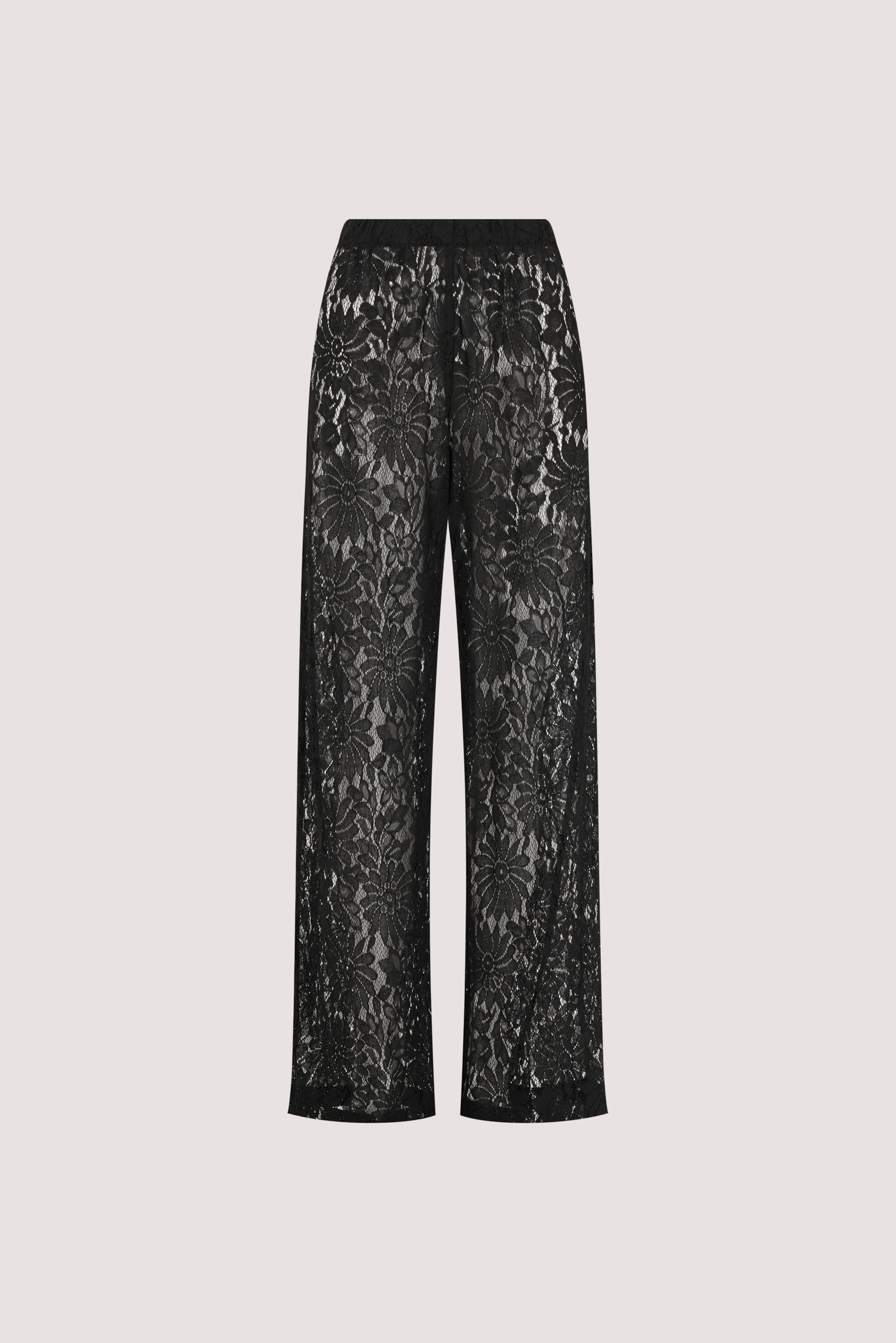 WILMA BLACK LACE PANT - Image 9