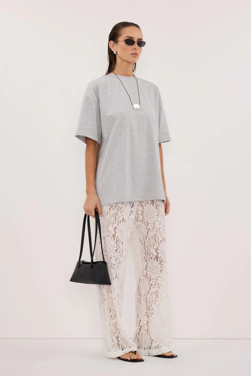 WILMA WHITE LACE PANT - Image 3