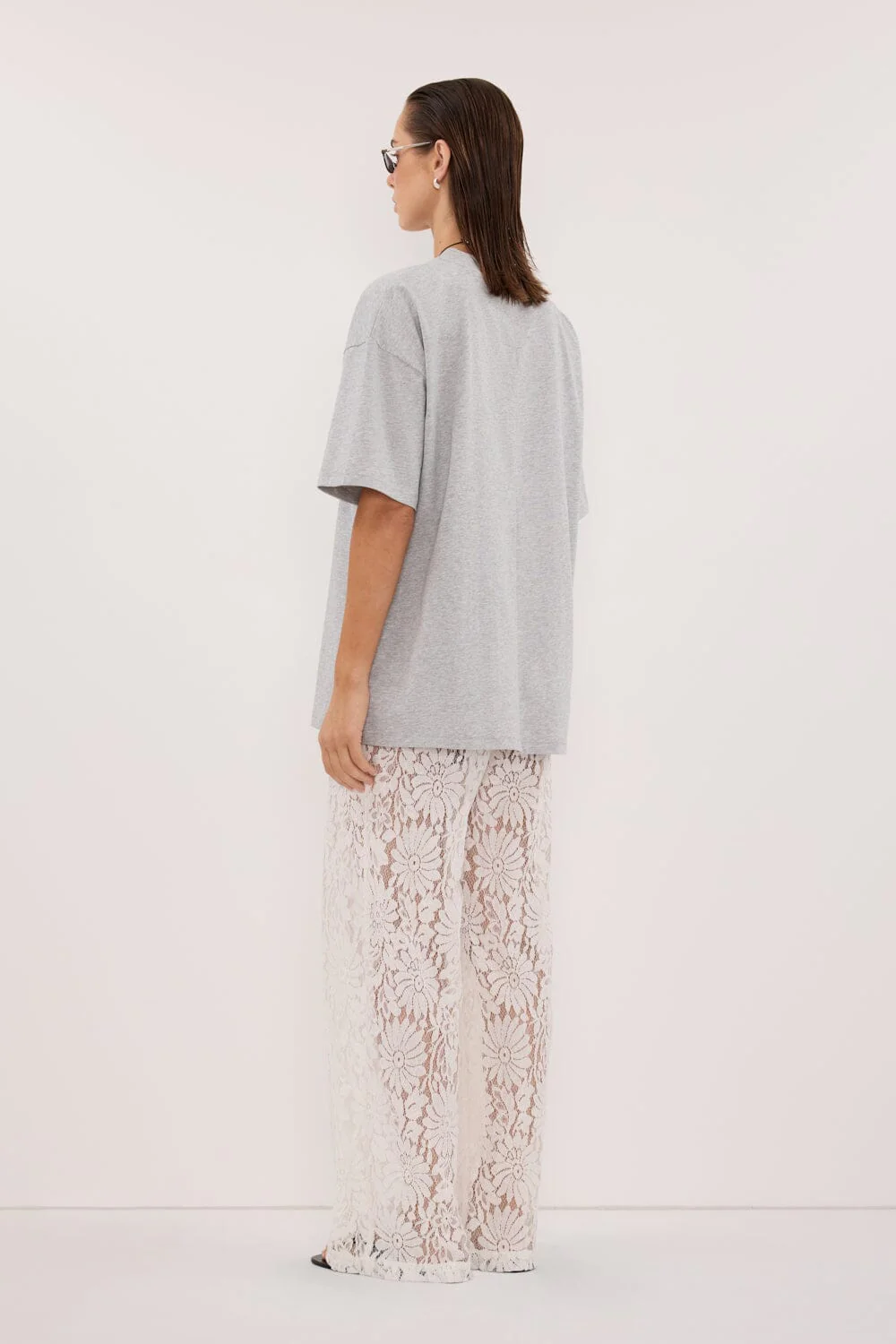 WILMA WHITE LACE PANT - Image 4