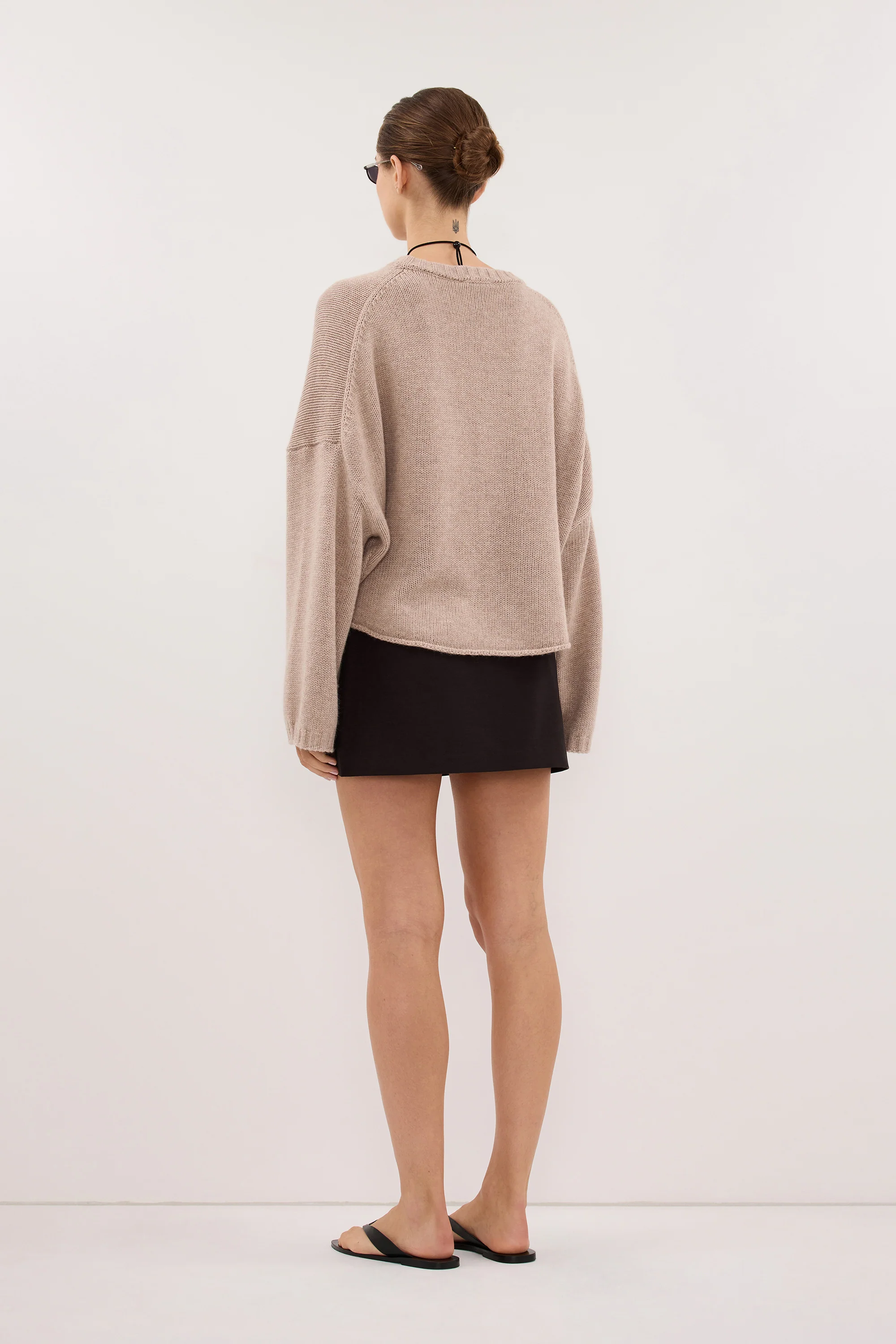 WINSOR PEAT CHOC TAILORED SKIRT - Image 4