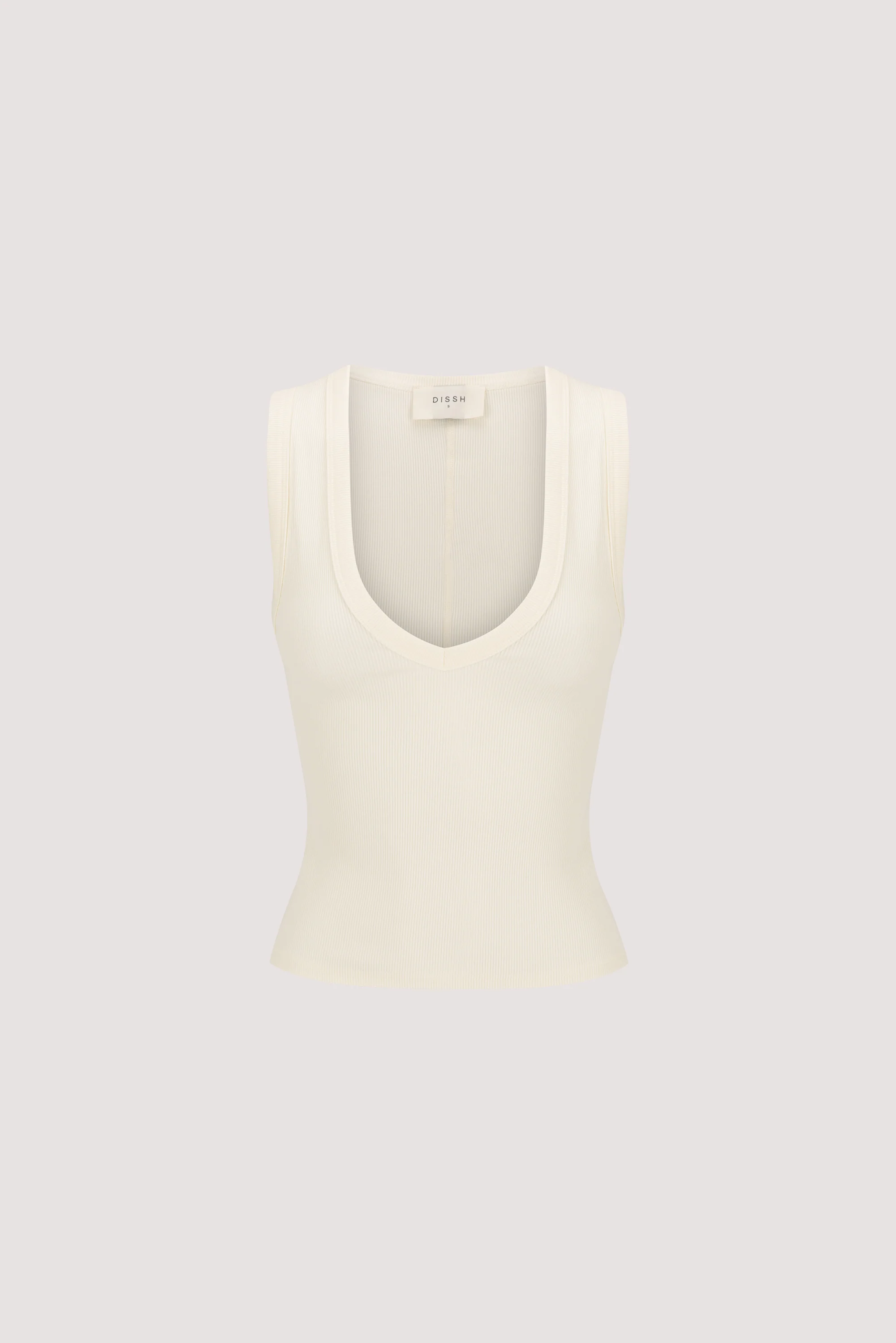 YASMIN STRAW SLEEVELESS KNIT TANK TOP - Image 6